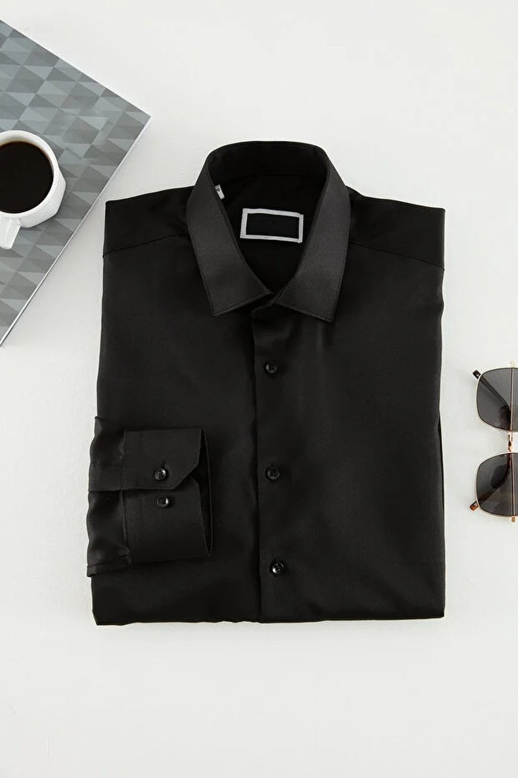 Slim Fit Easy Iron Smart Shirt