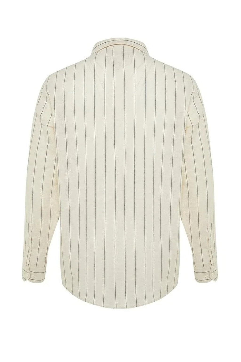 Striped Regular Fit Textured Shirt