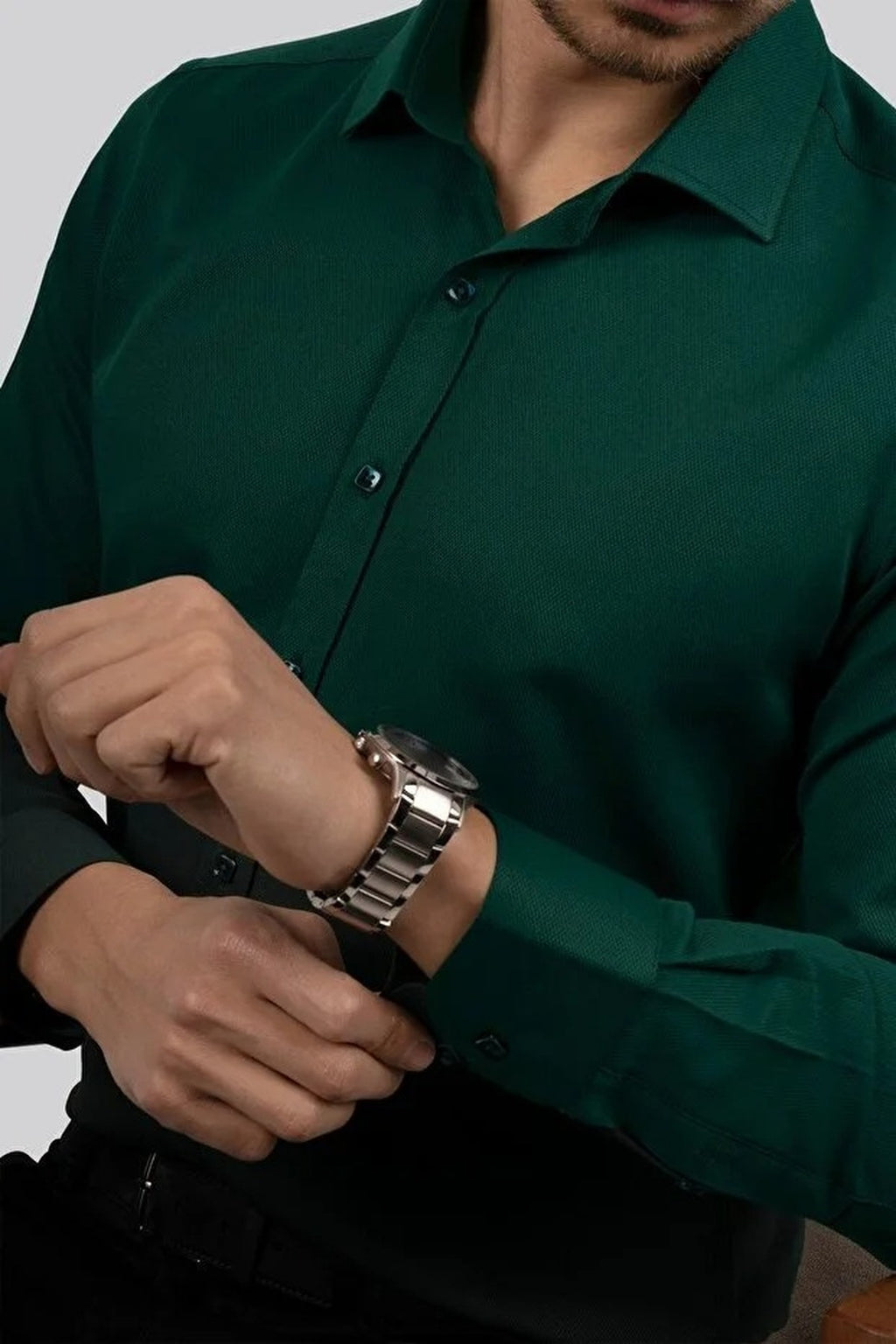 Button-Down Slim Fit Shirt