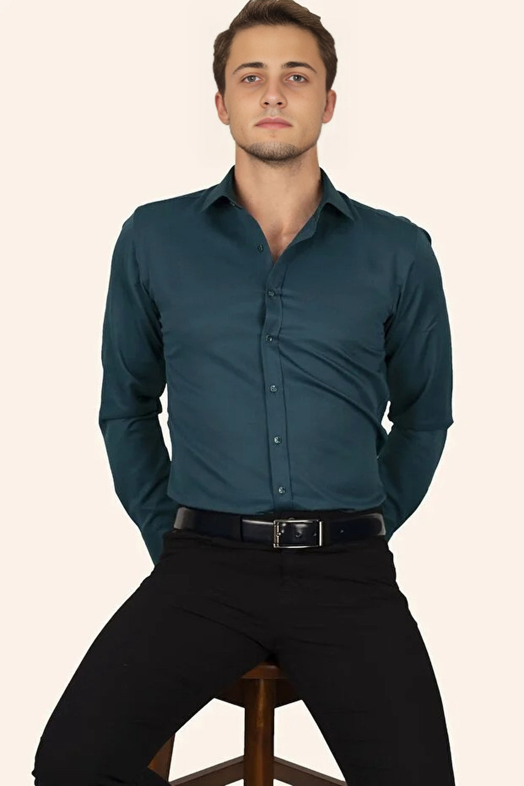 Button-Down Slim Fit Shirt