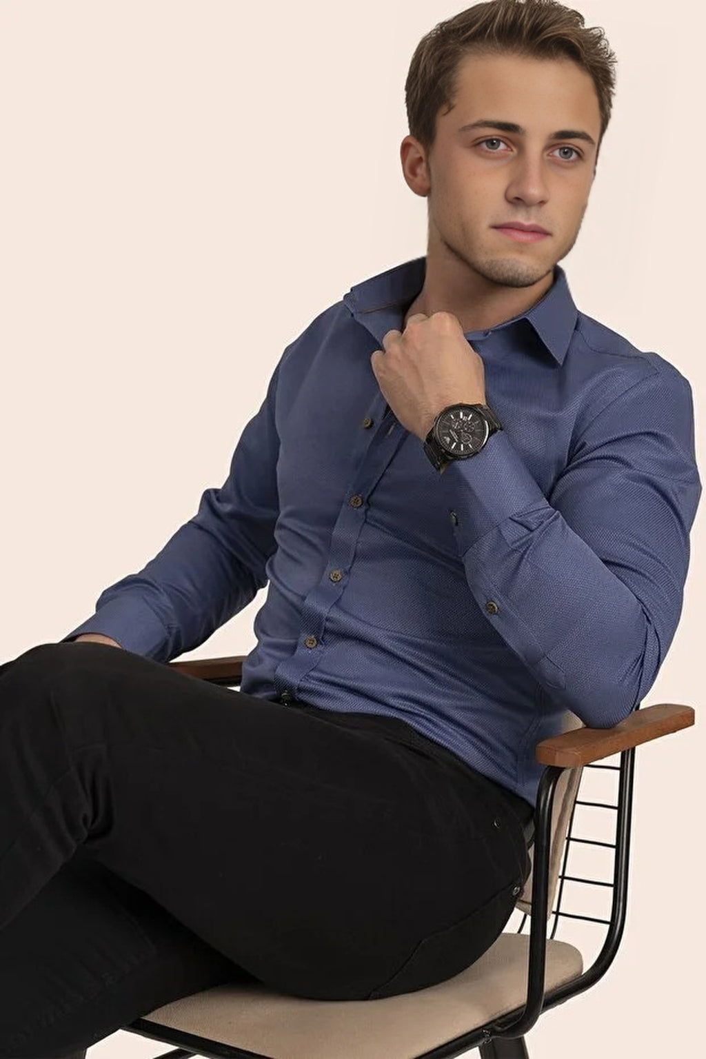 Button-Down Slim Fit Shirt