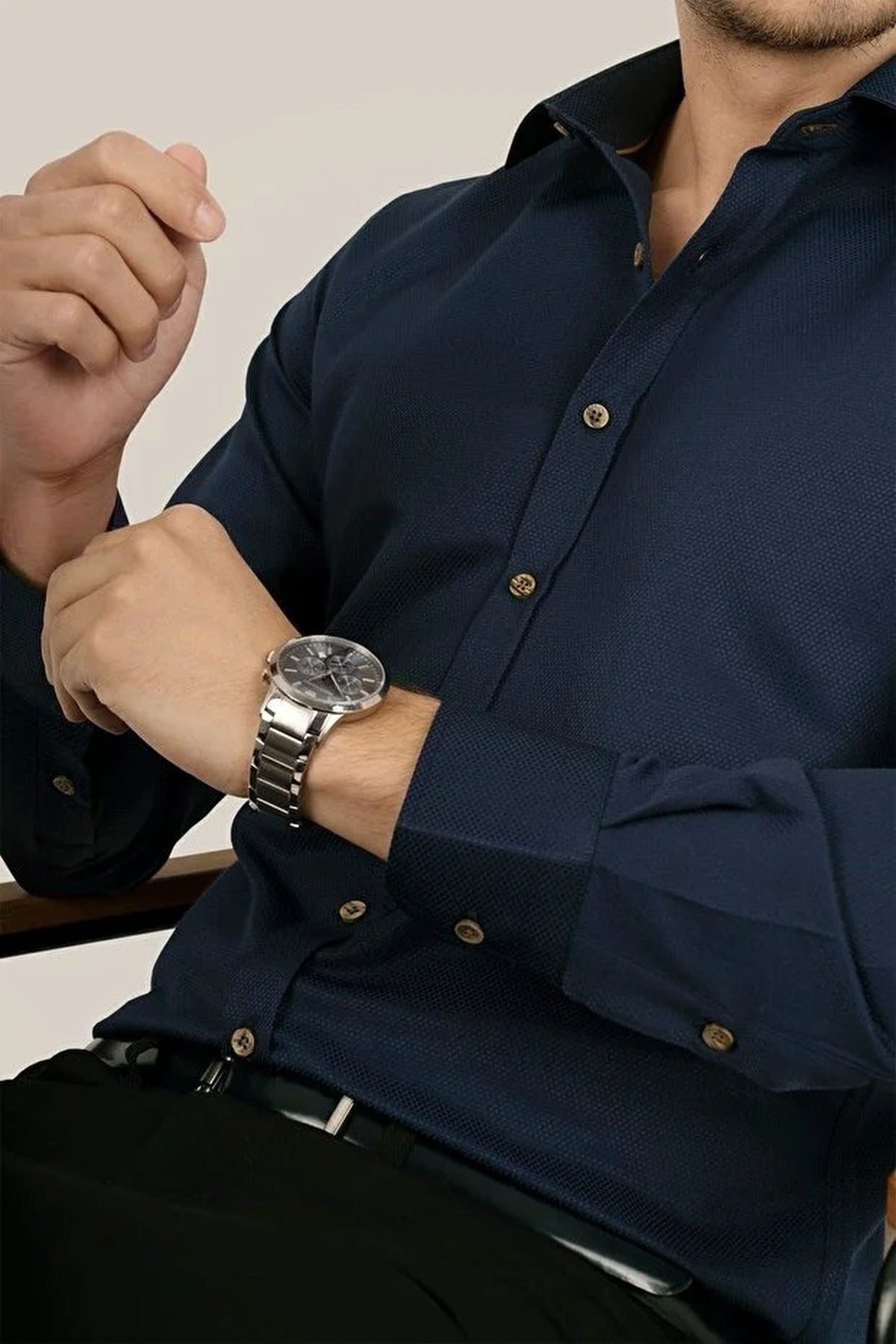 Button-Down Slim Fit Shirt