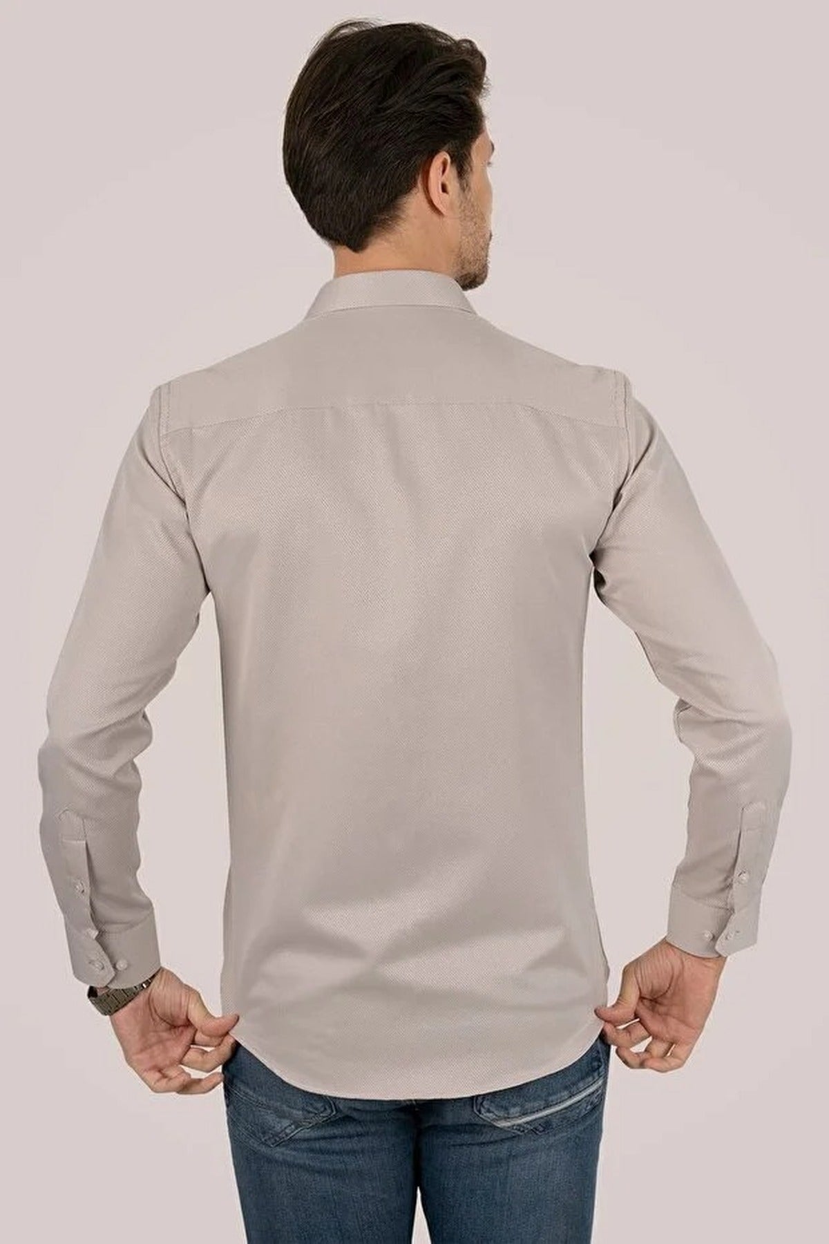 Button-Down Slim Fit Shirt