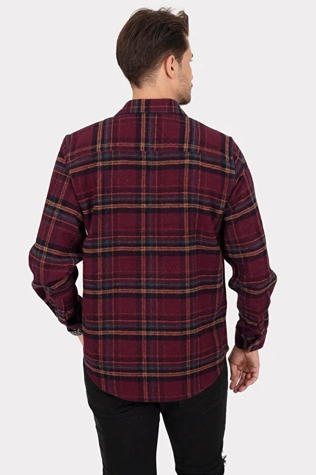 Argyle Pattern Long Sleeve Shirt