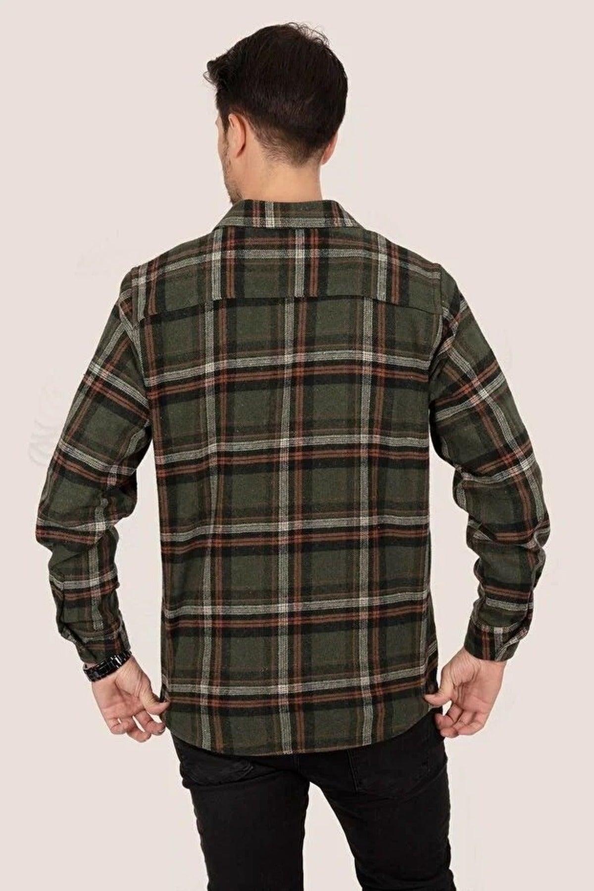Argyle Pattern Long Sleeve Shirt