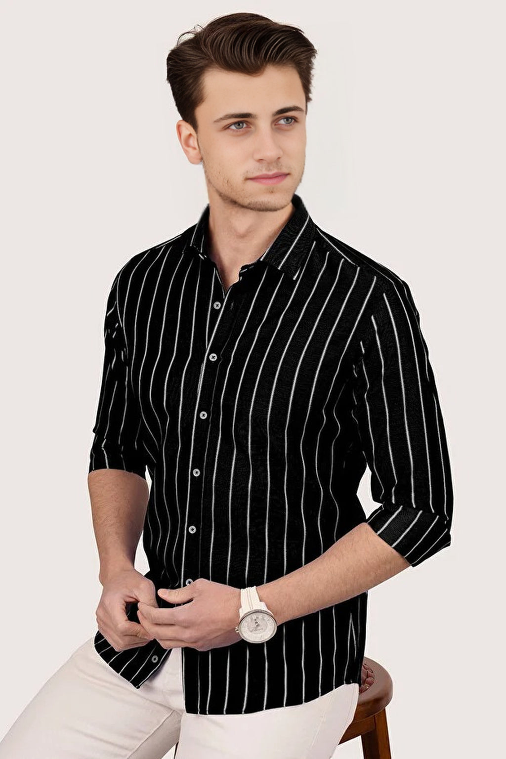 Striped Slim Fit Shirt