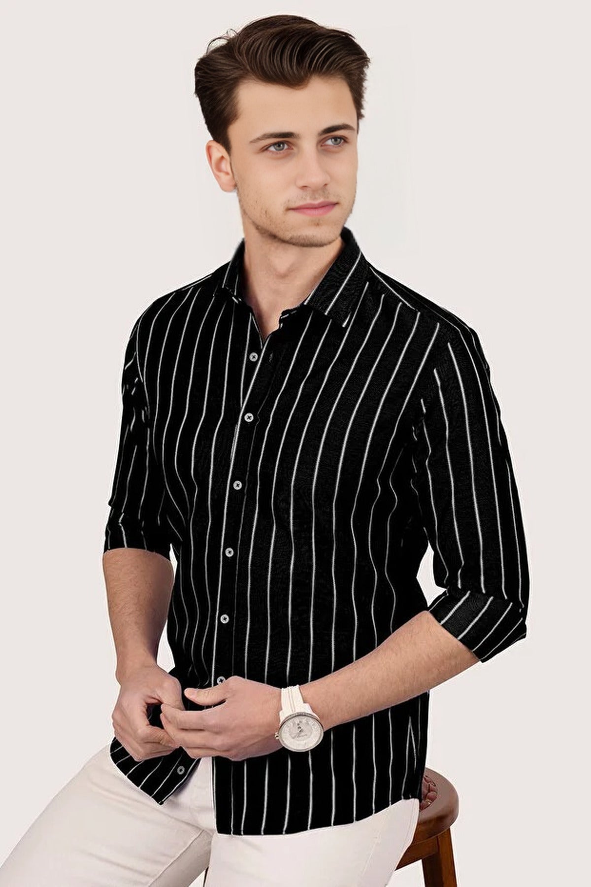 Striped Slim Fit Shirt