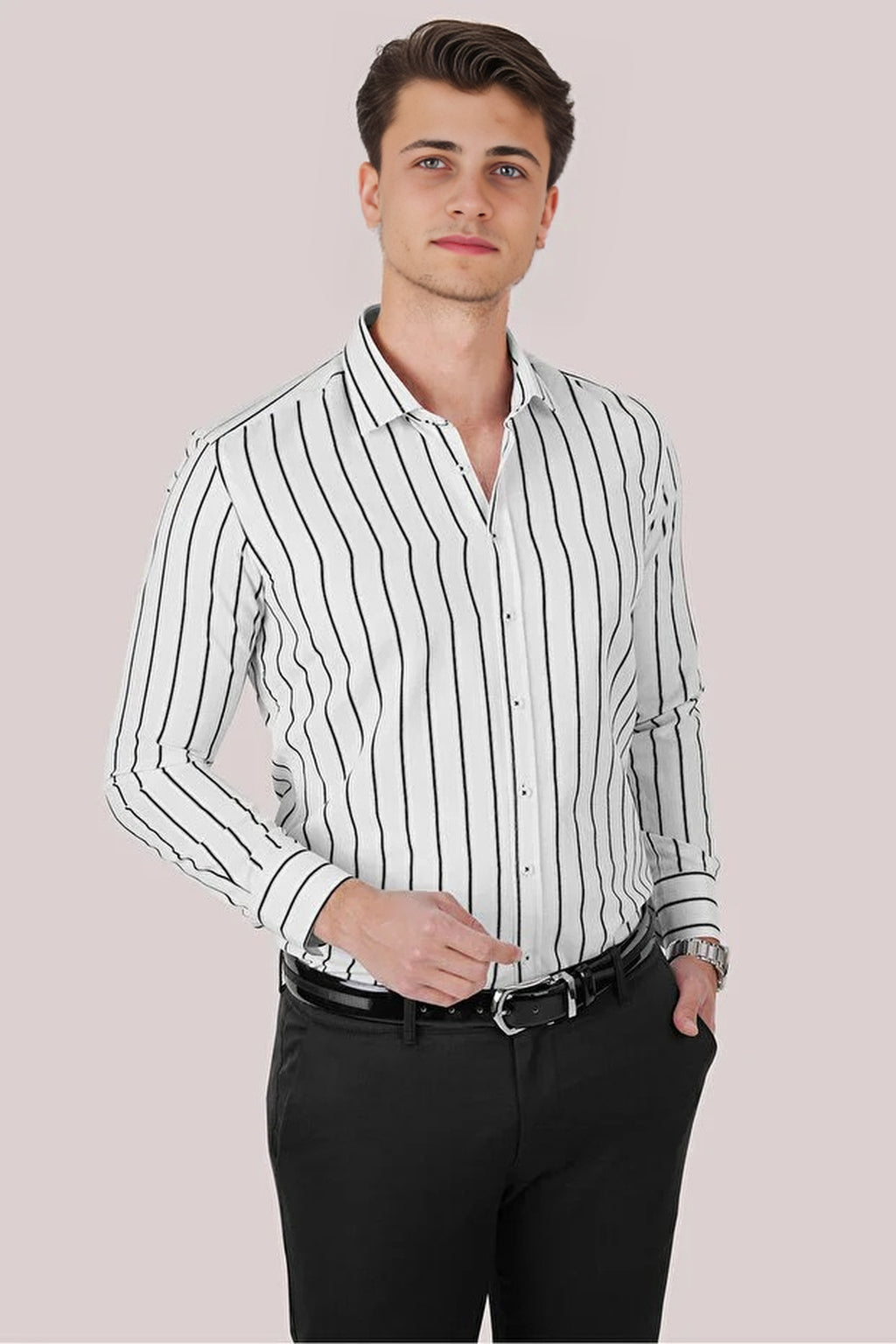 Striped Slim Fit Shirt