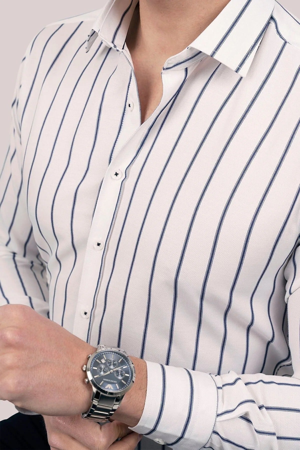 Striped Slim Fit Shirt