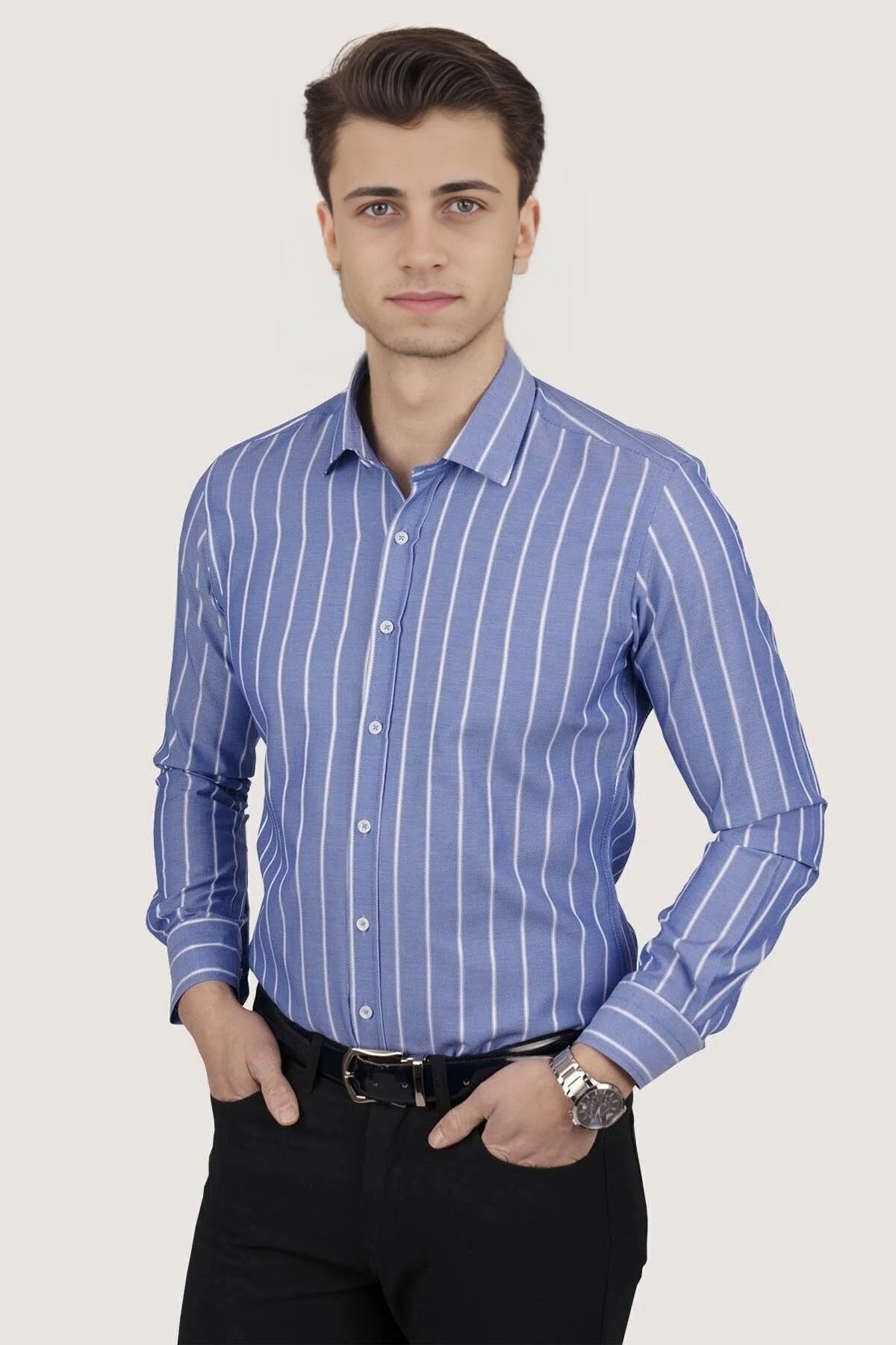 Striped Slim Fit Shirt