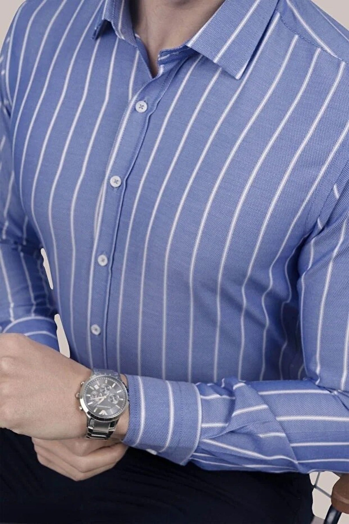 Striped Slim Fit Shirt