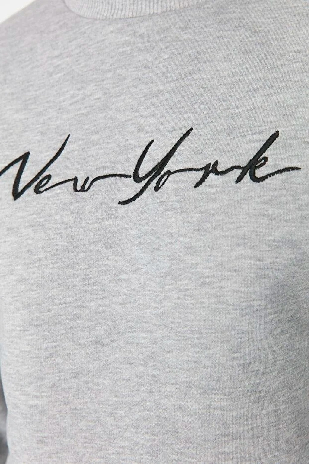 100% Cotton Regular Embroidered Polar Fleece Sweatshirt