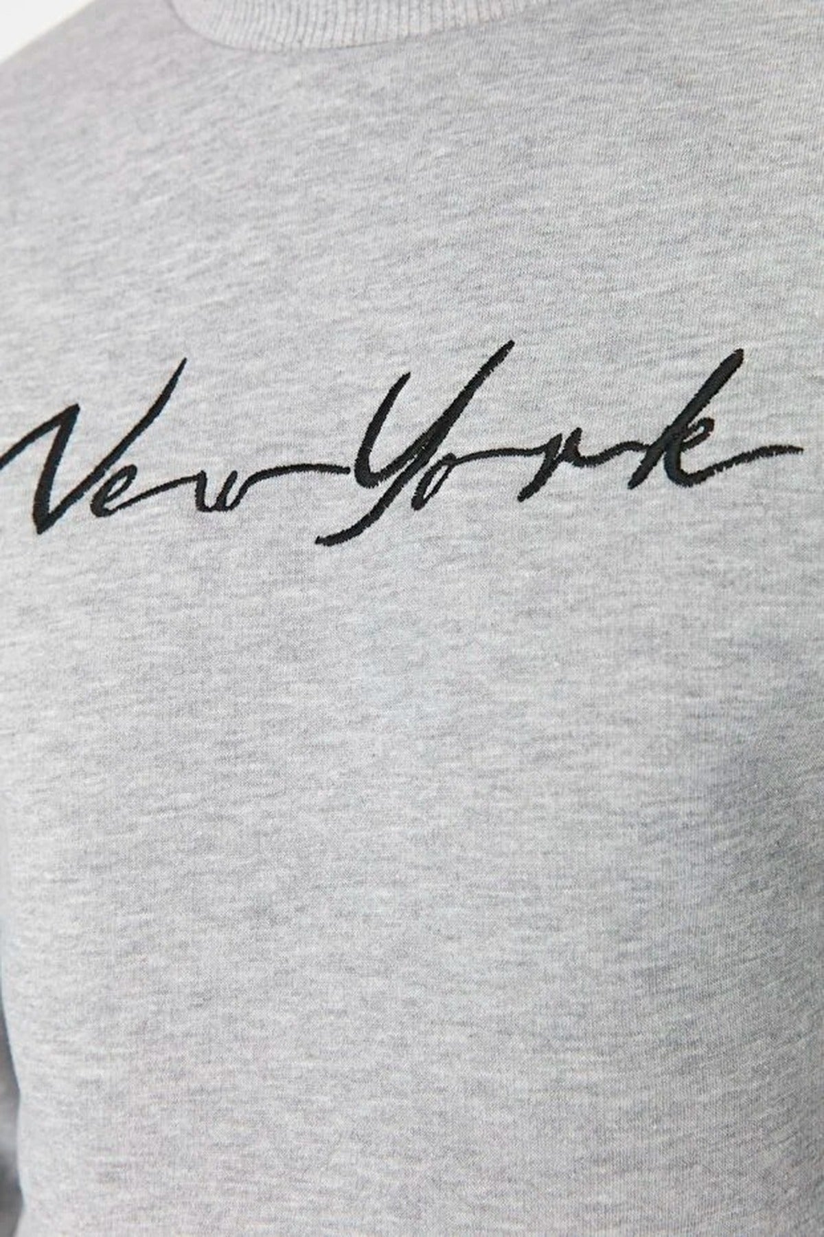 100% Cotton Regular Embroidered Polar Fleece Sweatshirt