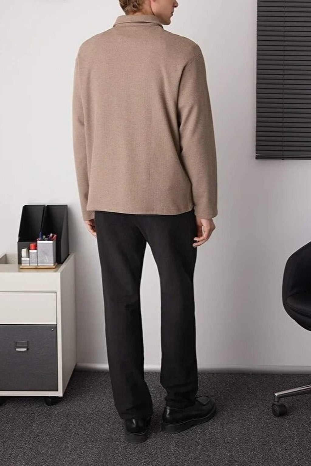 Polo Neck Sweatshirt