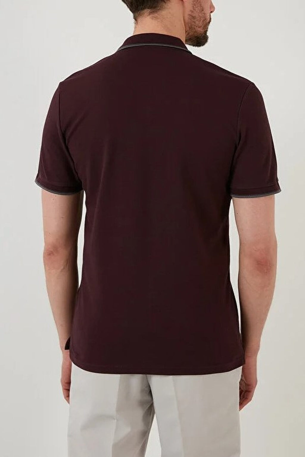 100% Cotton Button-Down Regular Polo Collar T-Shirt