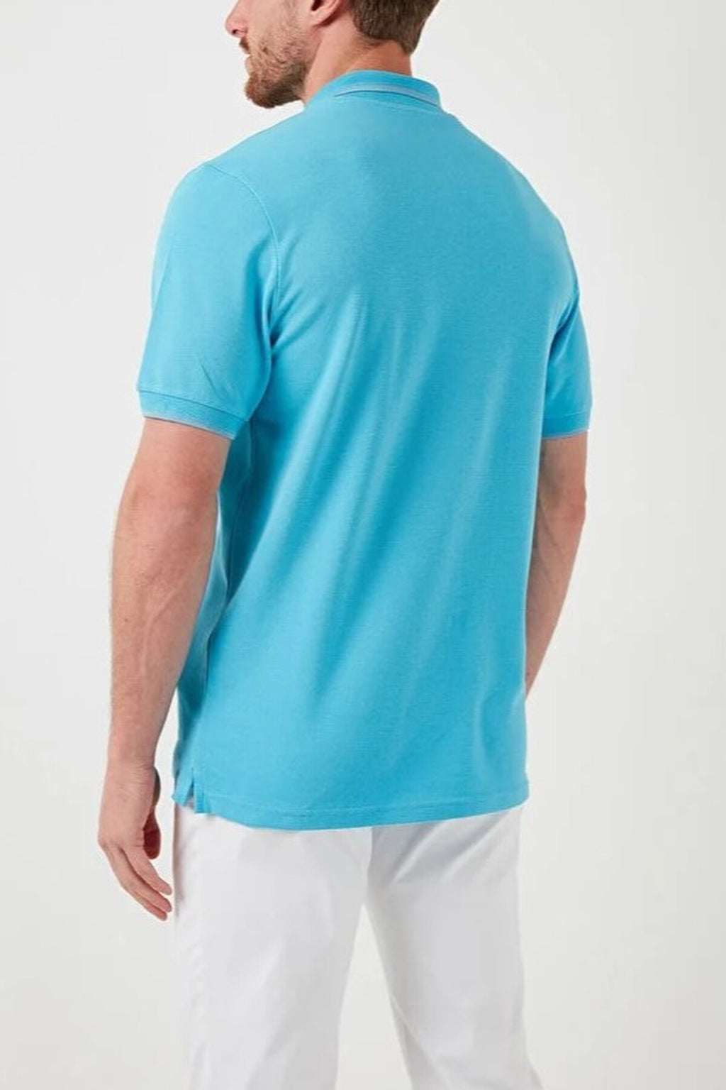 100% Cotton Button-Down Regular Polo Collar T-Shirt