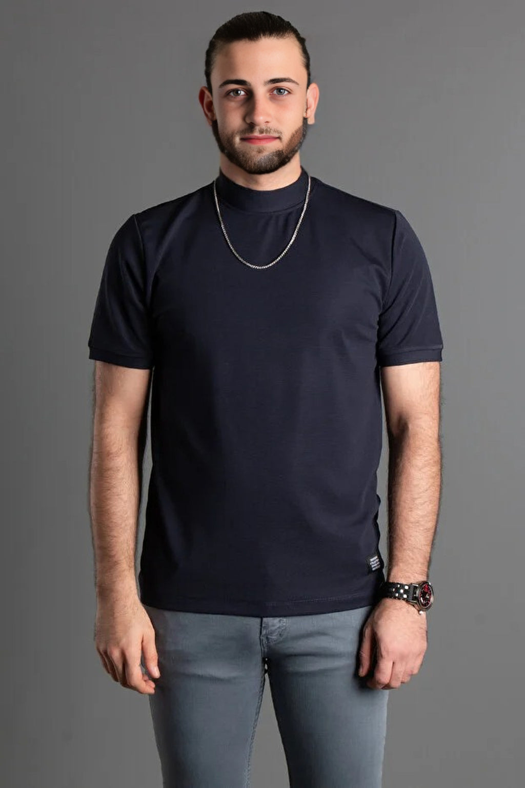 Half Turtleneck T-shirt