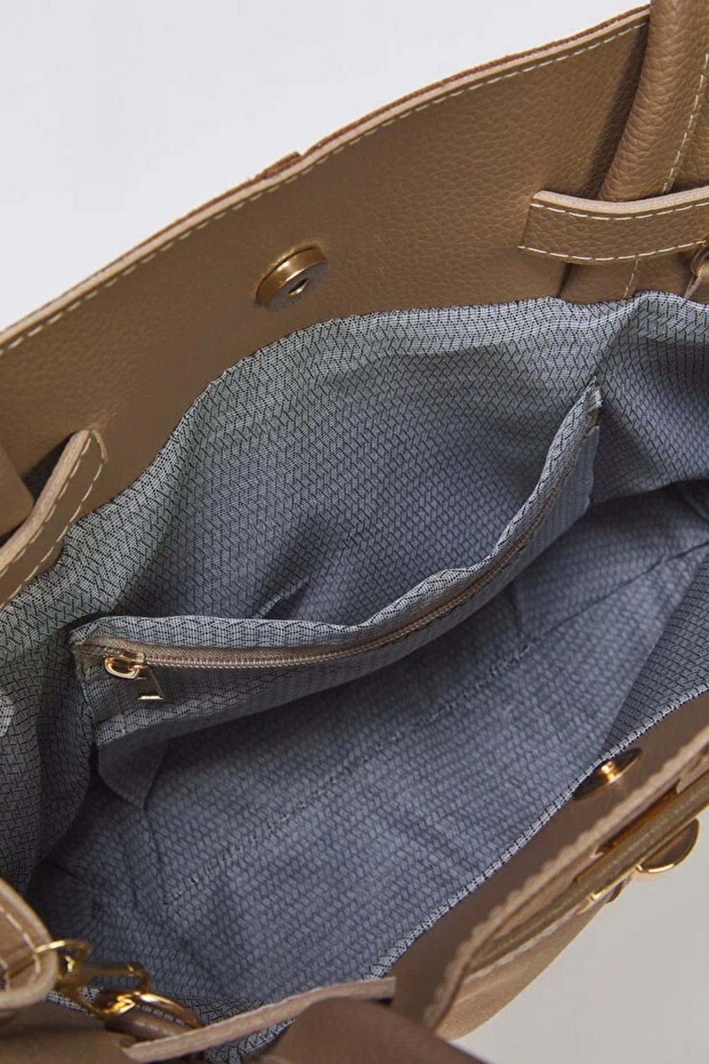 Soft Suede Handle and Crossbody Tote Shoulder Bag