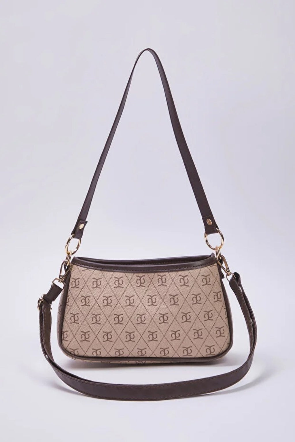 Patterned Adjustable Strap Mini City Shoulder Bag