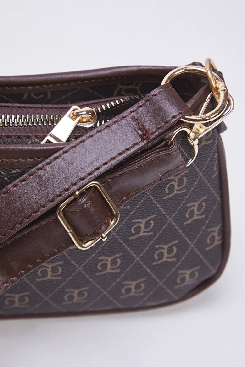 Patterned Adjustable Strap Mini City Shoulder Bag