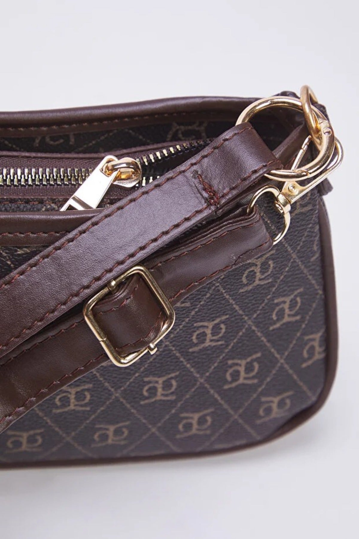 Patterned Adjustable Strap Mini City Shoulder Bag