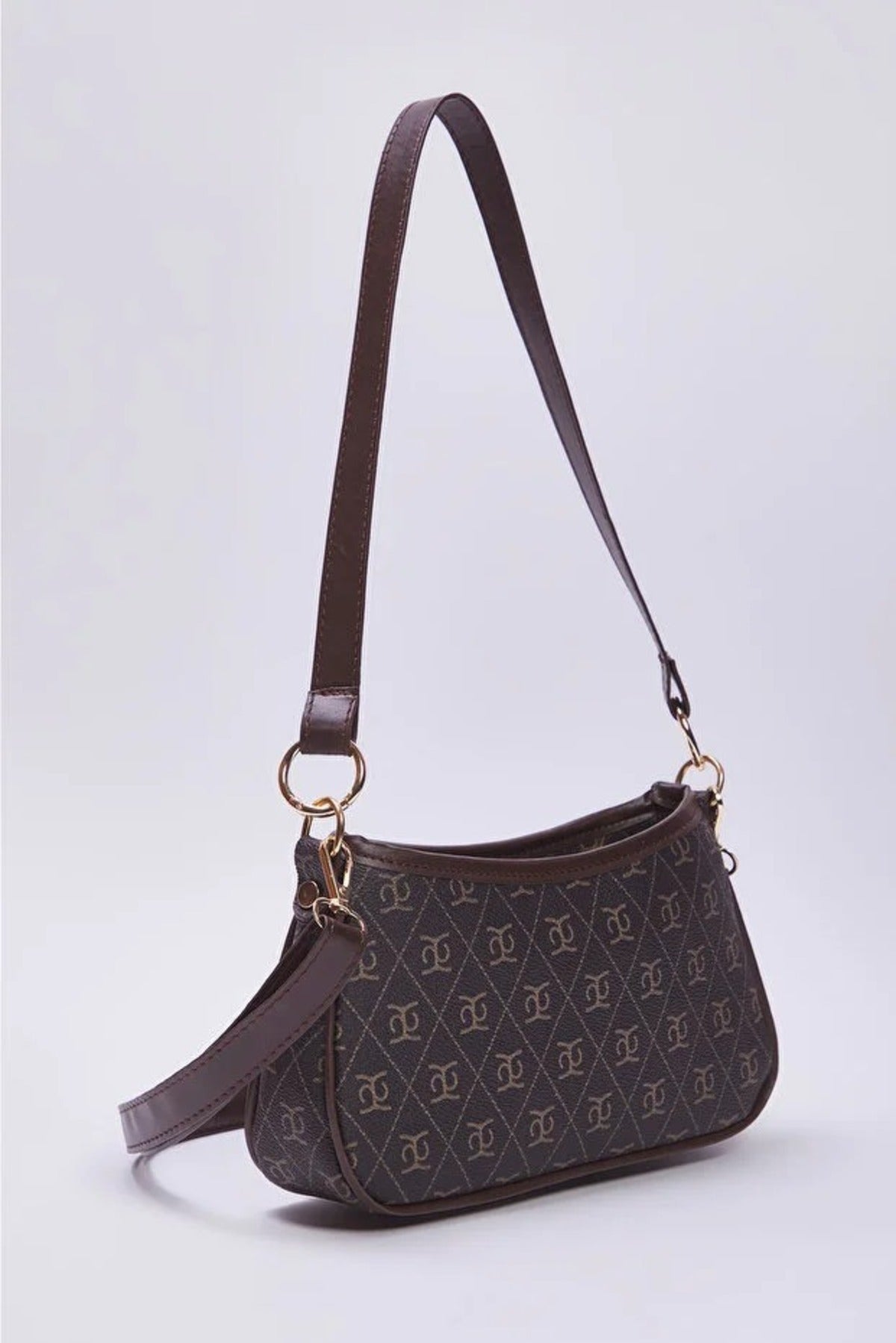 Patterned Adjustable Strap Mini City Shoulder Bag