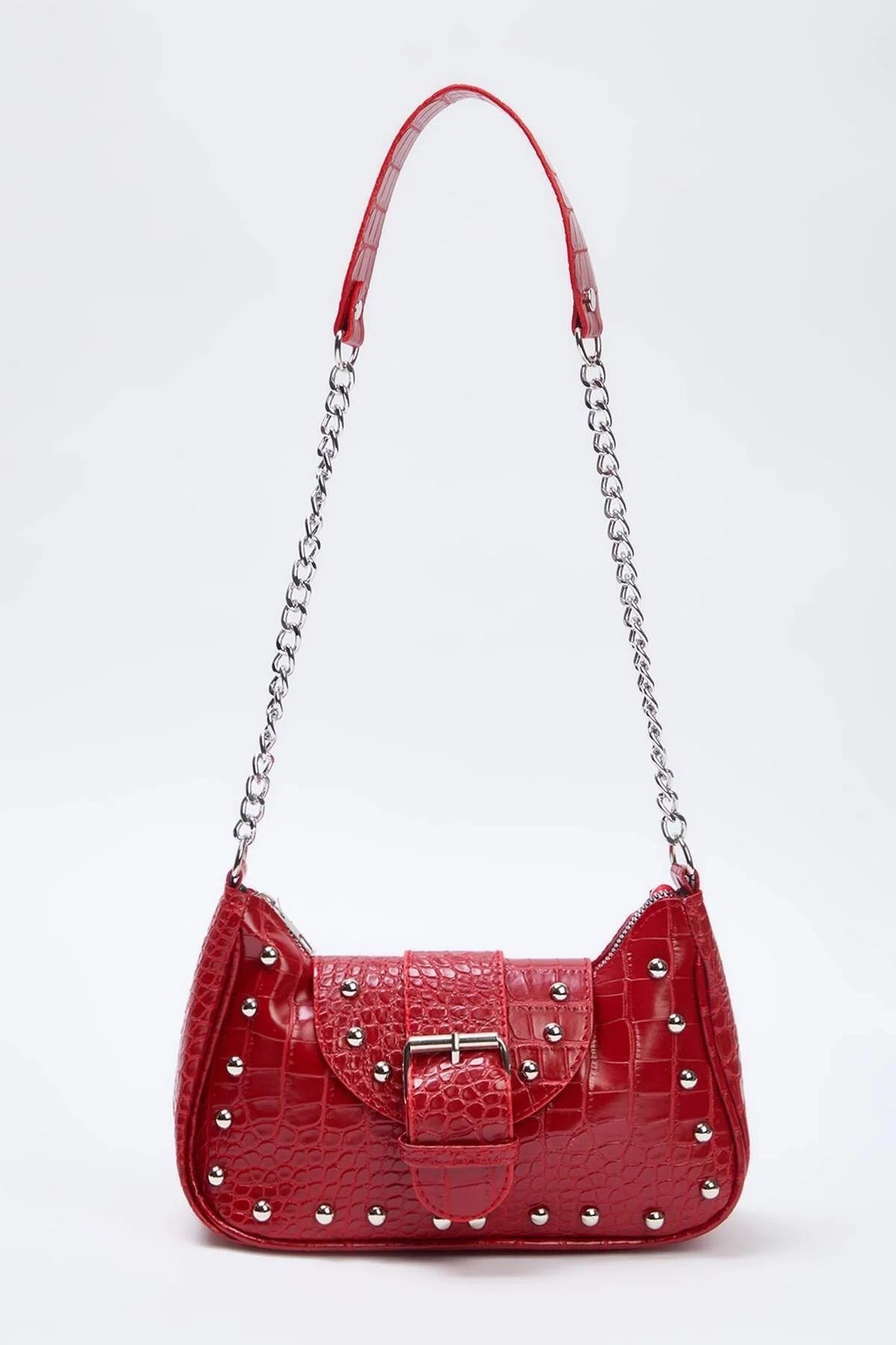 Shoulder Bag with Buckle