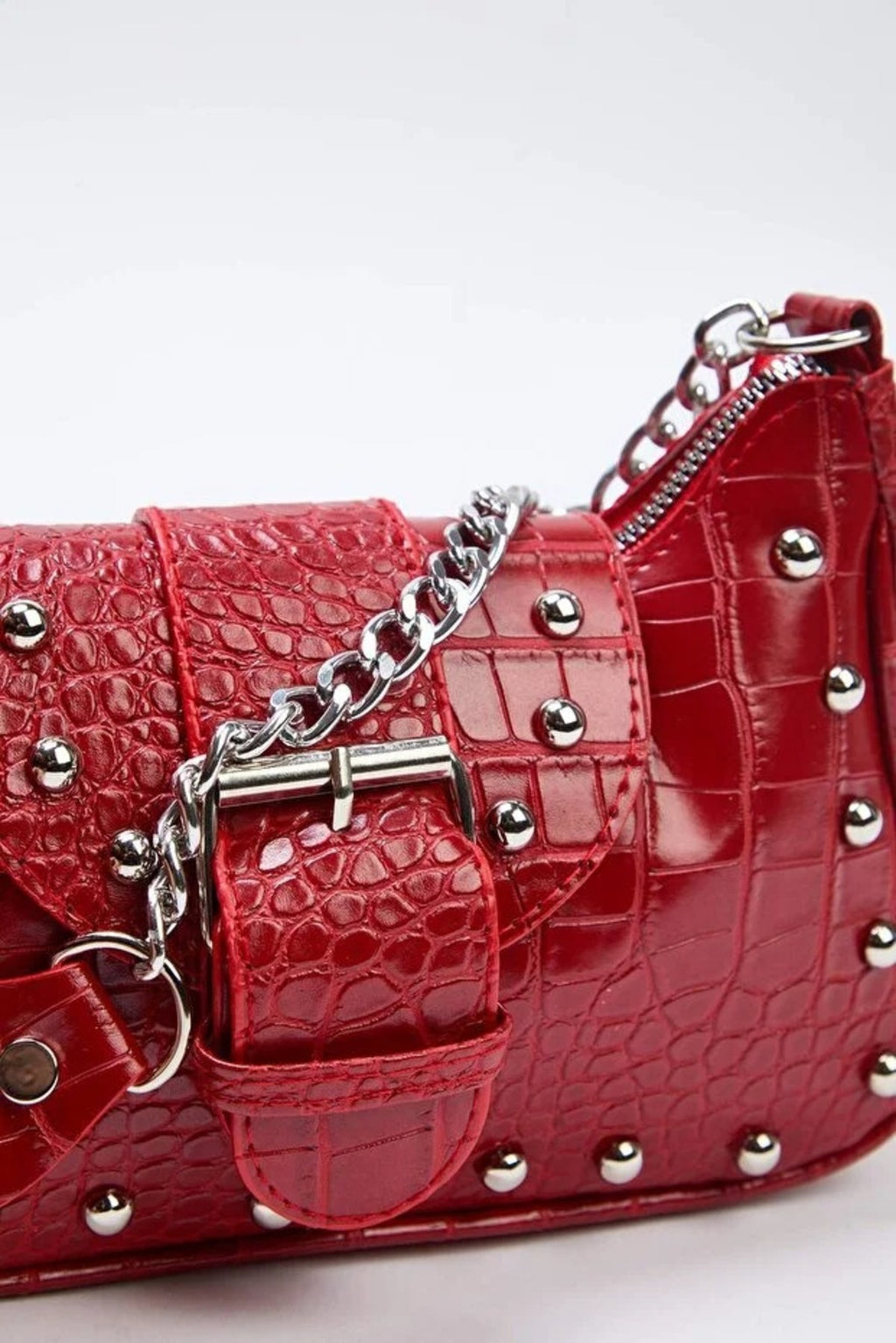 Shoulder Bag with Buckle