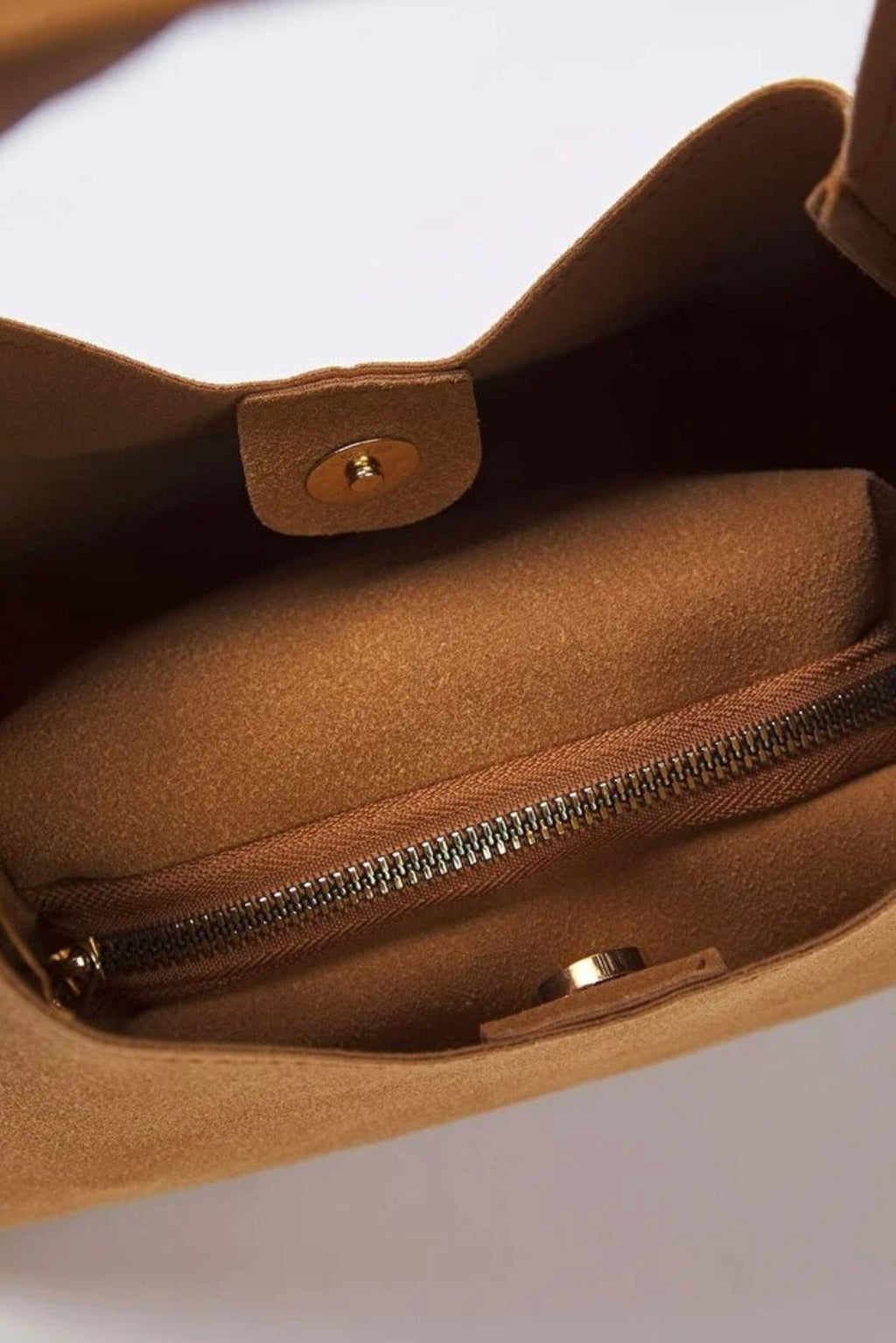 Oval Shoulder Bag with Matching Makeup Pouch