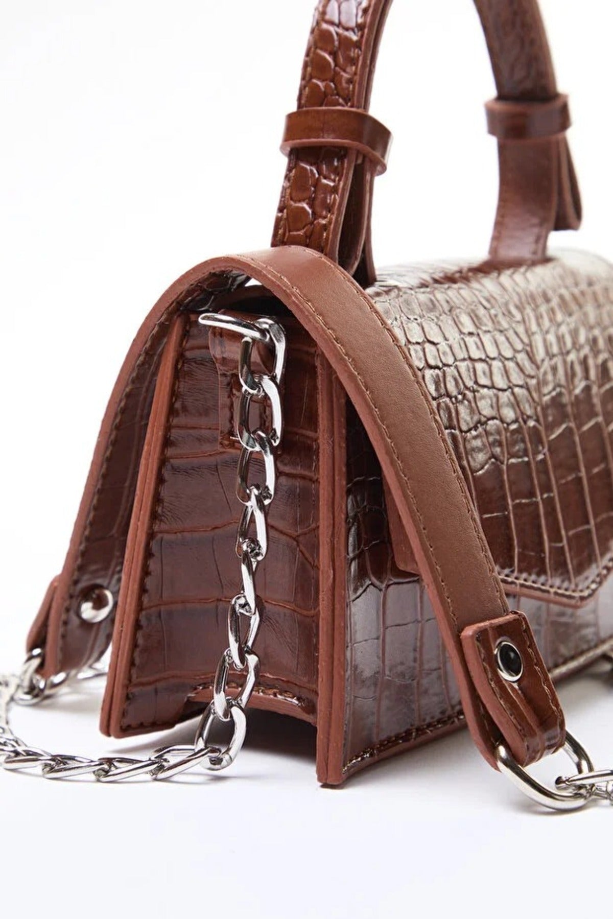 Textured Crossbody Mini City Bag