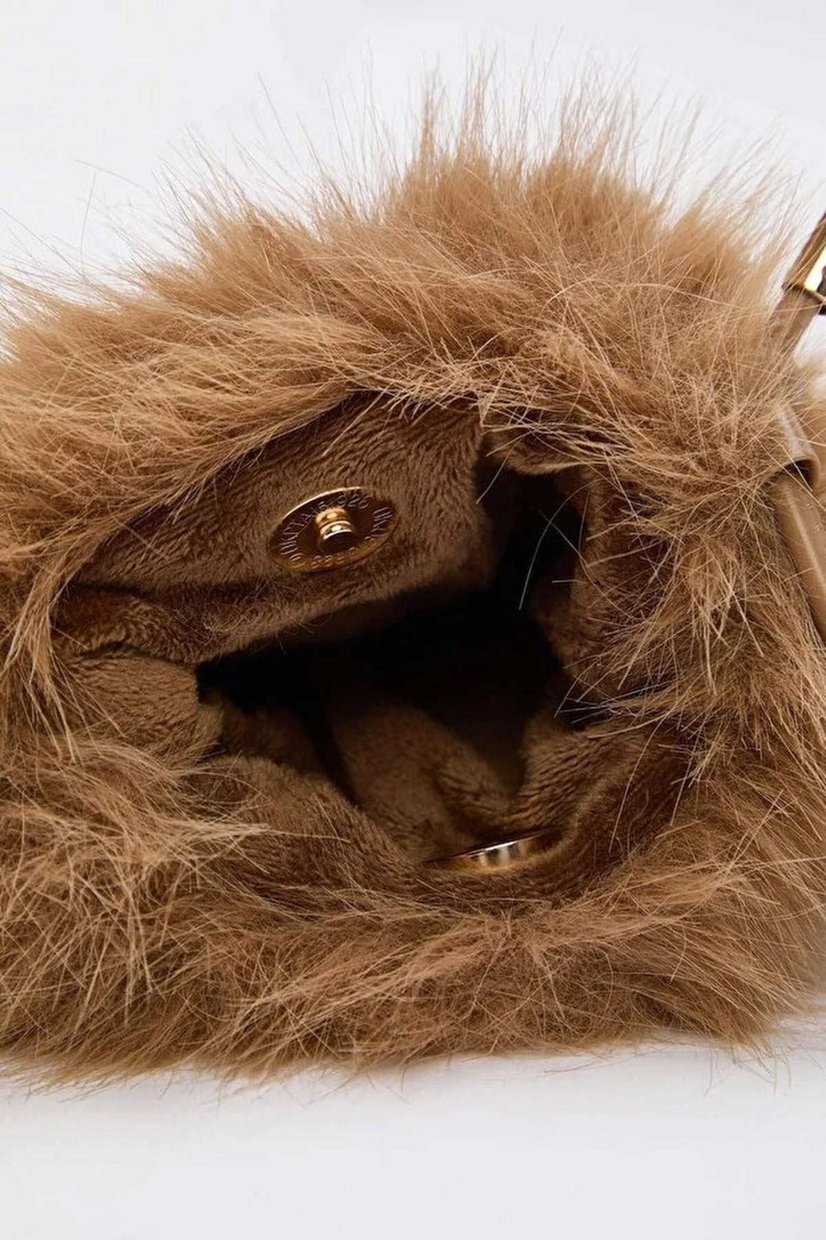 Faux Fur Crossbody Women's Shoulder and Phone Bag