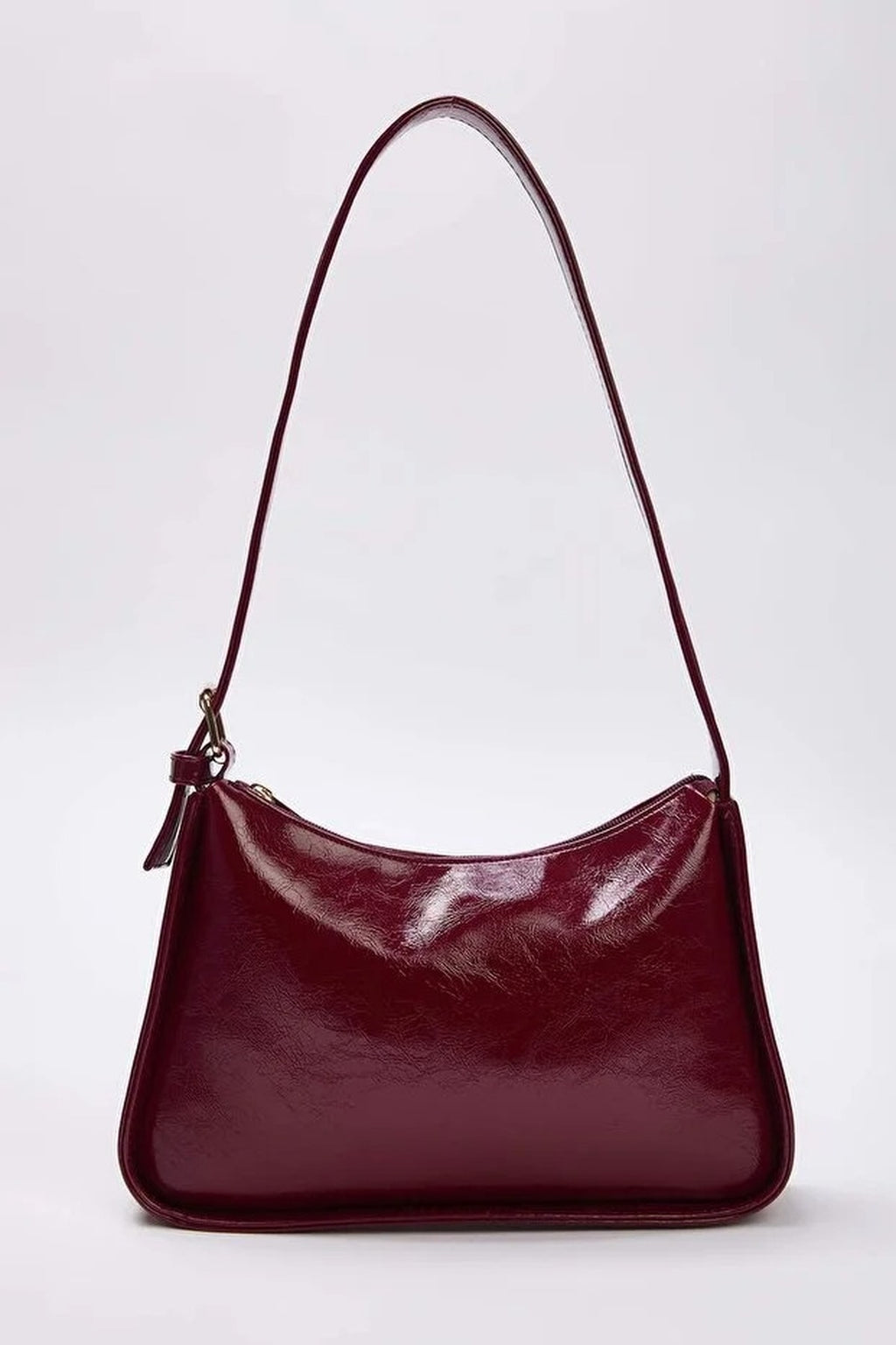 Women's Mini City Shoulder Bag with Belt Buckle Detail