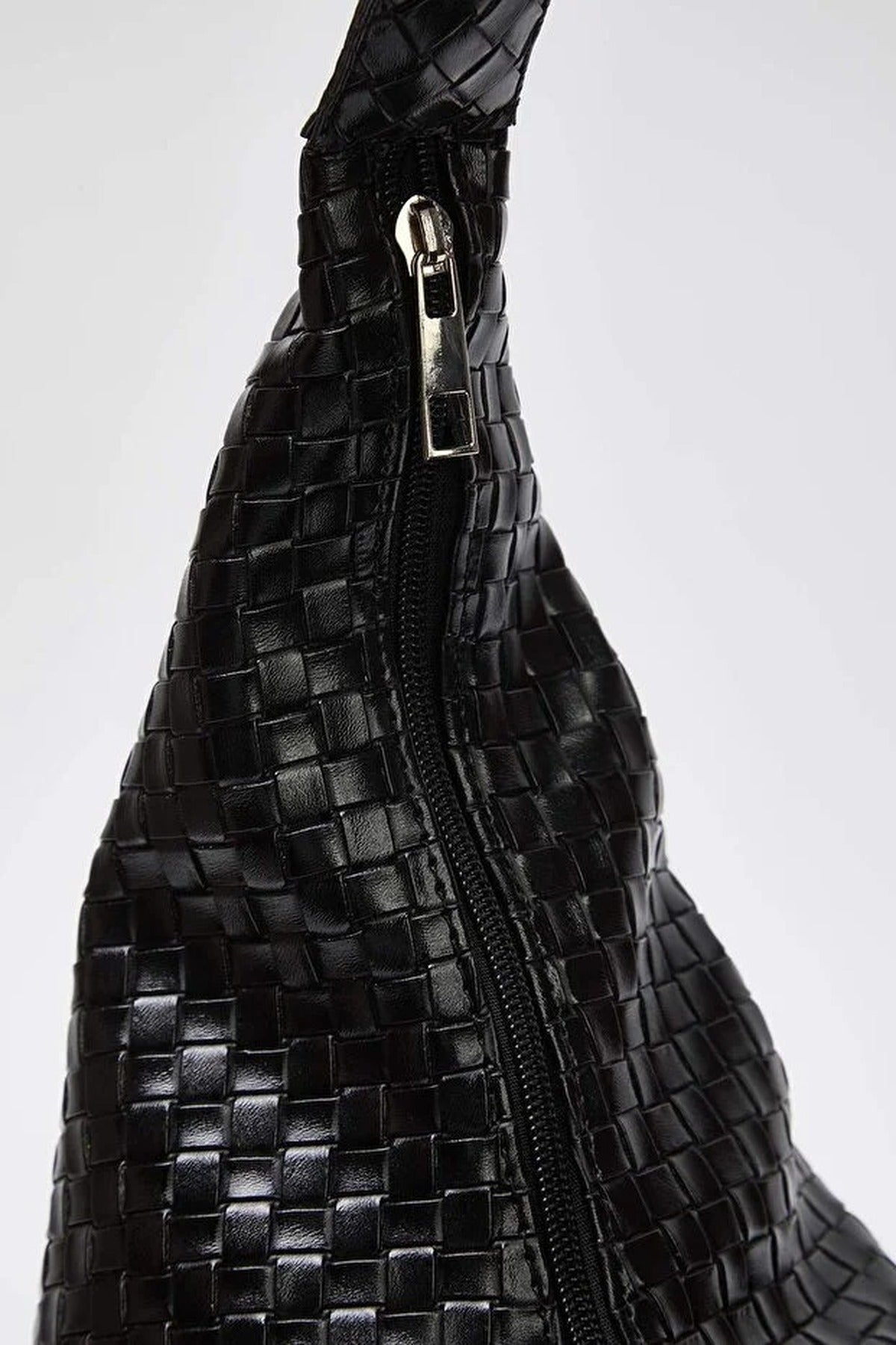 Knit Patterned Large Maxi Tote Women's Shoulder Bag