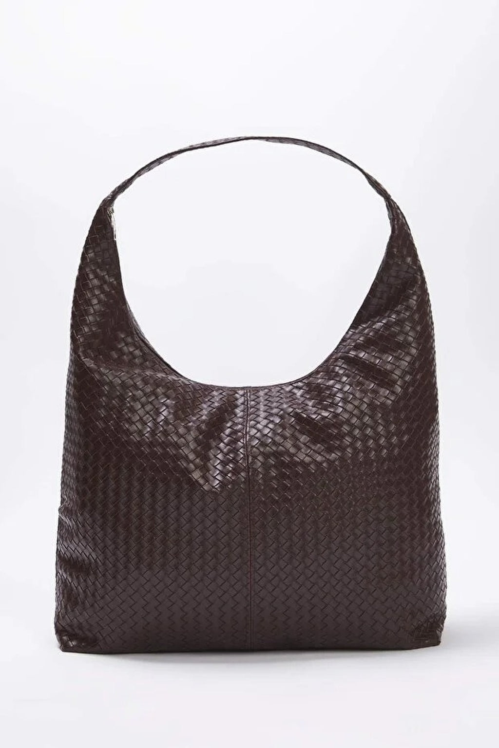 Knit Patterned Large Maxi Tote Women's Shoulder Bag