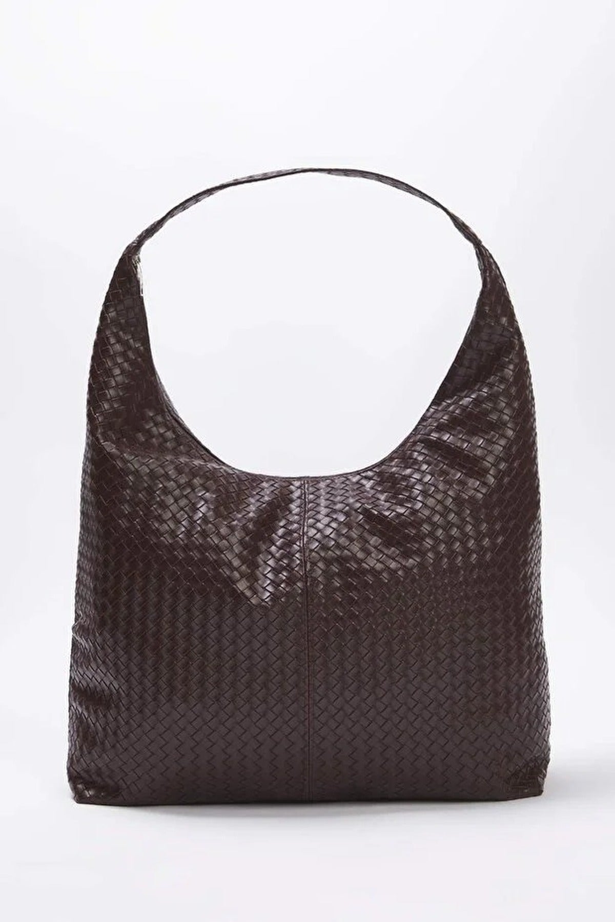 Knit Patterned Large Maxi Tote Women's Shoulder Bag