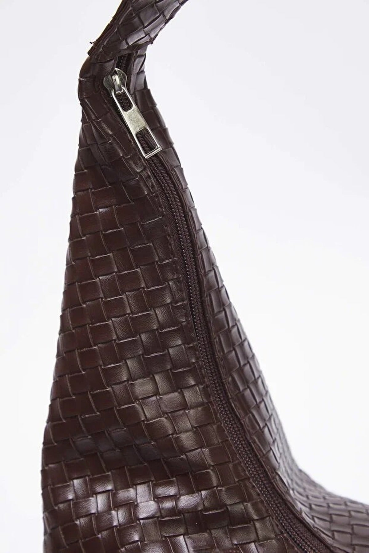 Knit Patterned Large Maxi Tote Women's Shoulder Bag