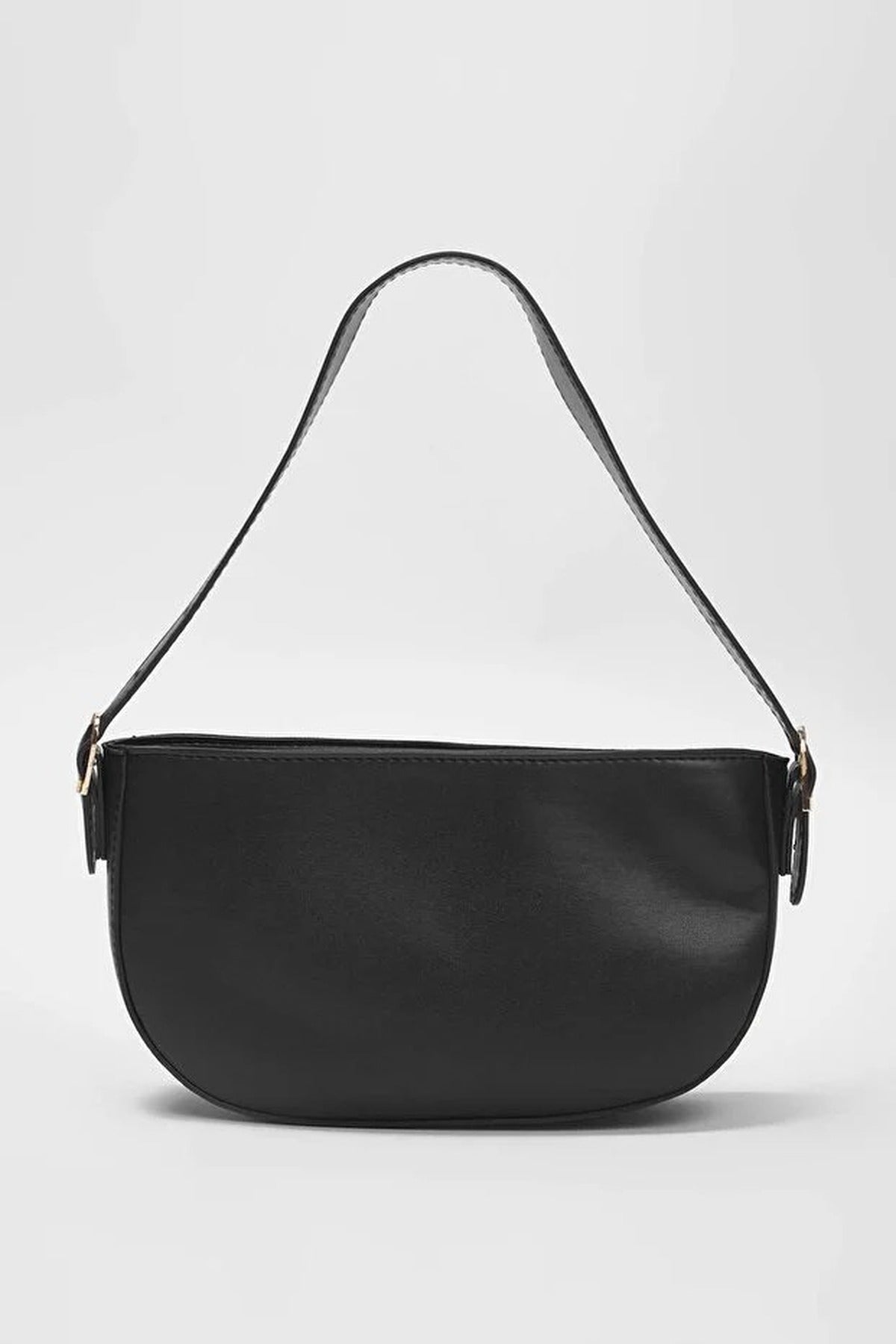 Women's Mini City Shoulder Bag with Buckle Detail