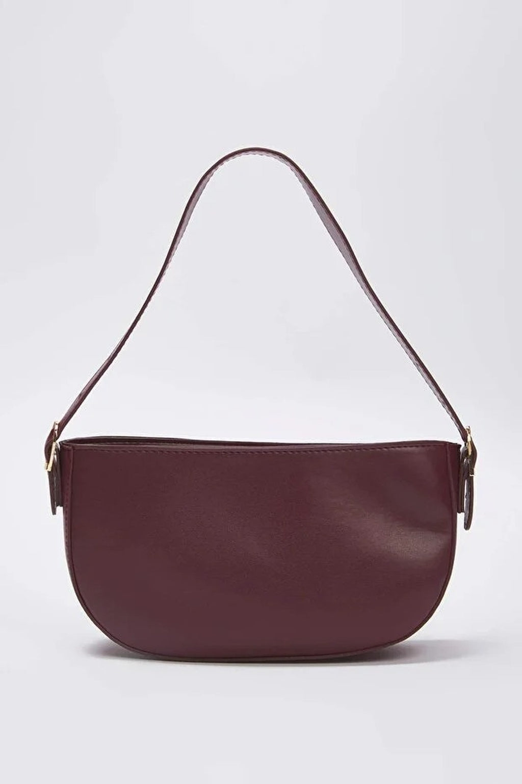 Women's Mini City Shoulder Bag with Buckle Detail