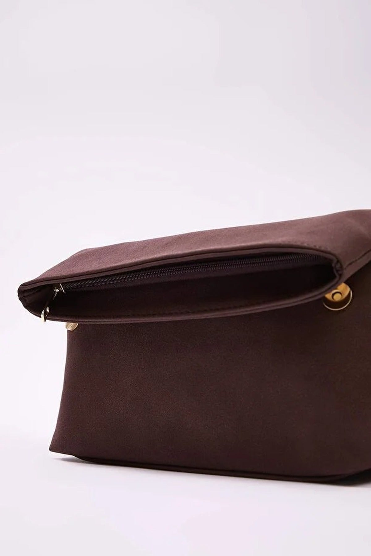 Suede Women's Clutch Bag