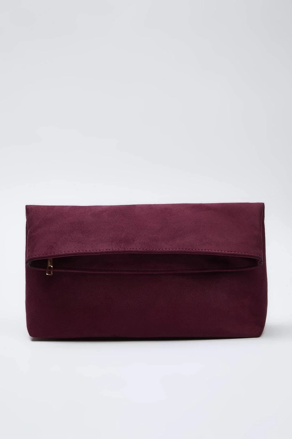 Suede Women's Clutch Bag