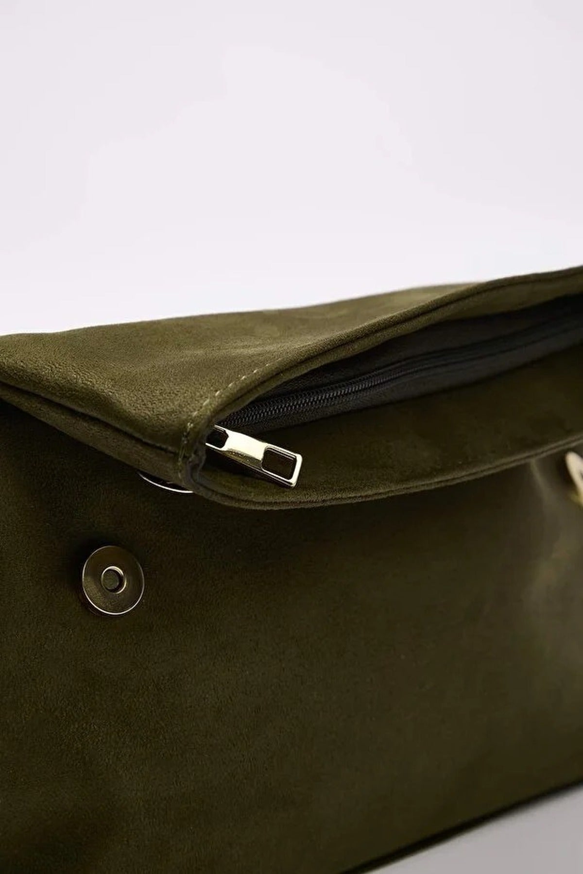 Suede Women's Clutch Bag