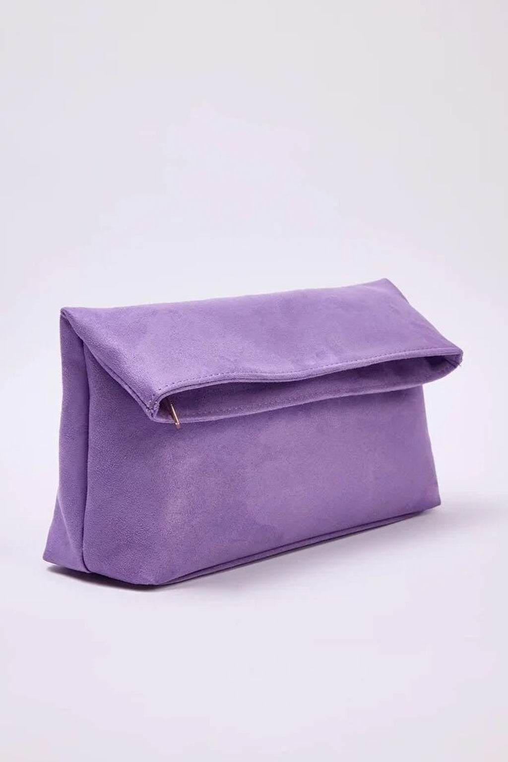 Suede Women's Clutch Bag