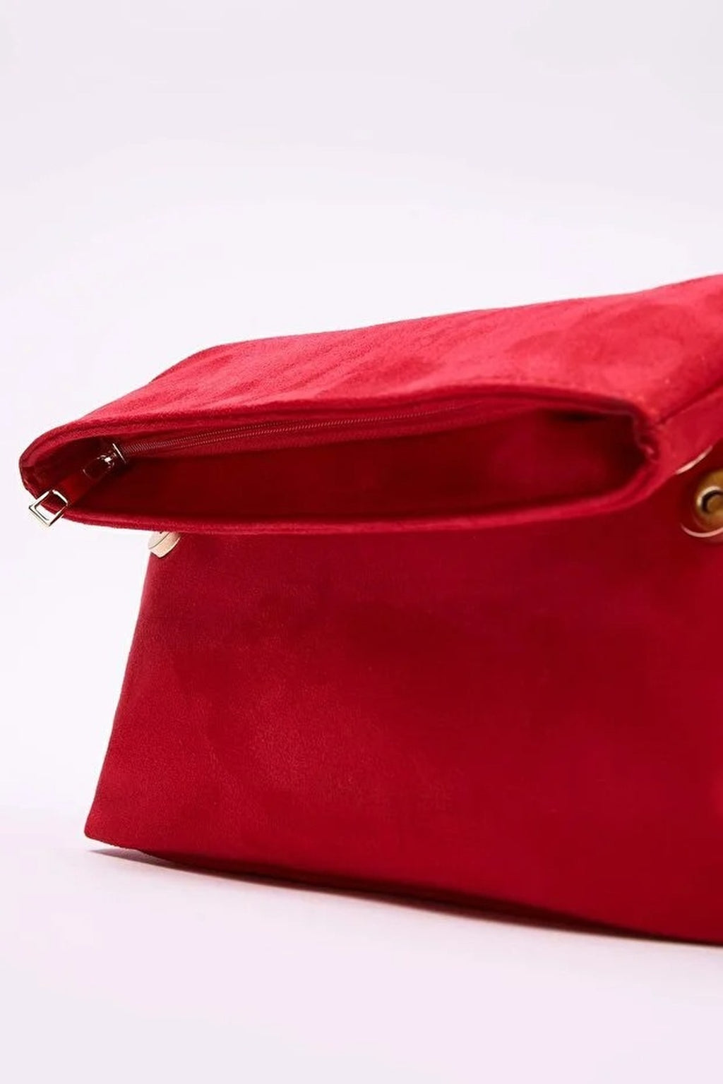 Suede Women's Clutch Bag