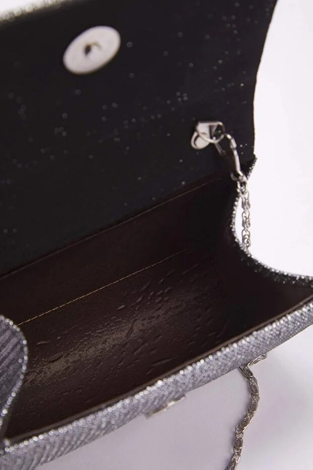 Glittery Women's Stylish Mini Clutch Handbag