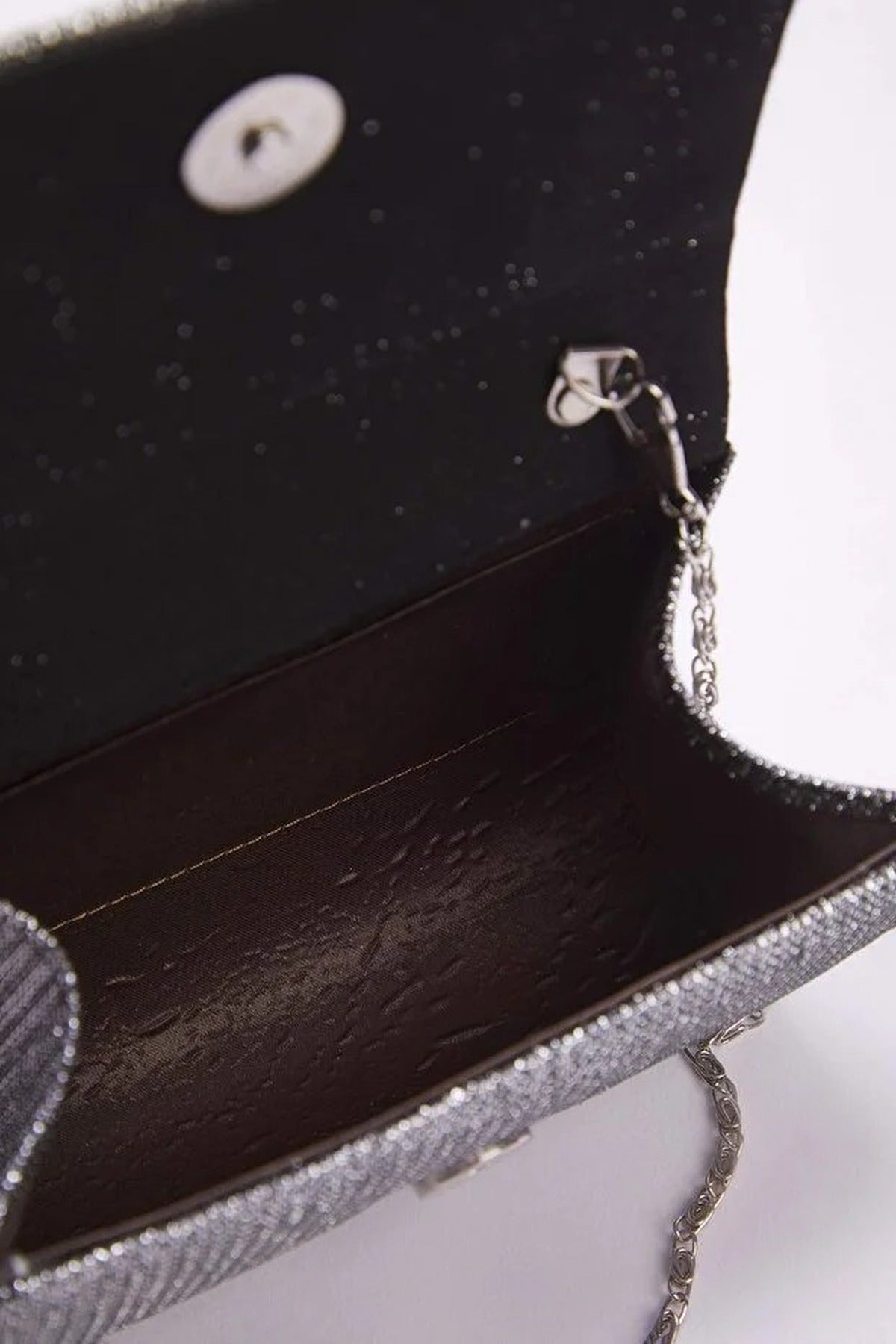 Glittery Women's Stylish Mini Clutch Handbag