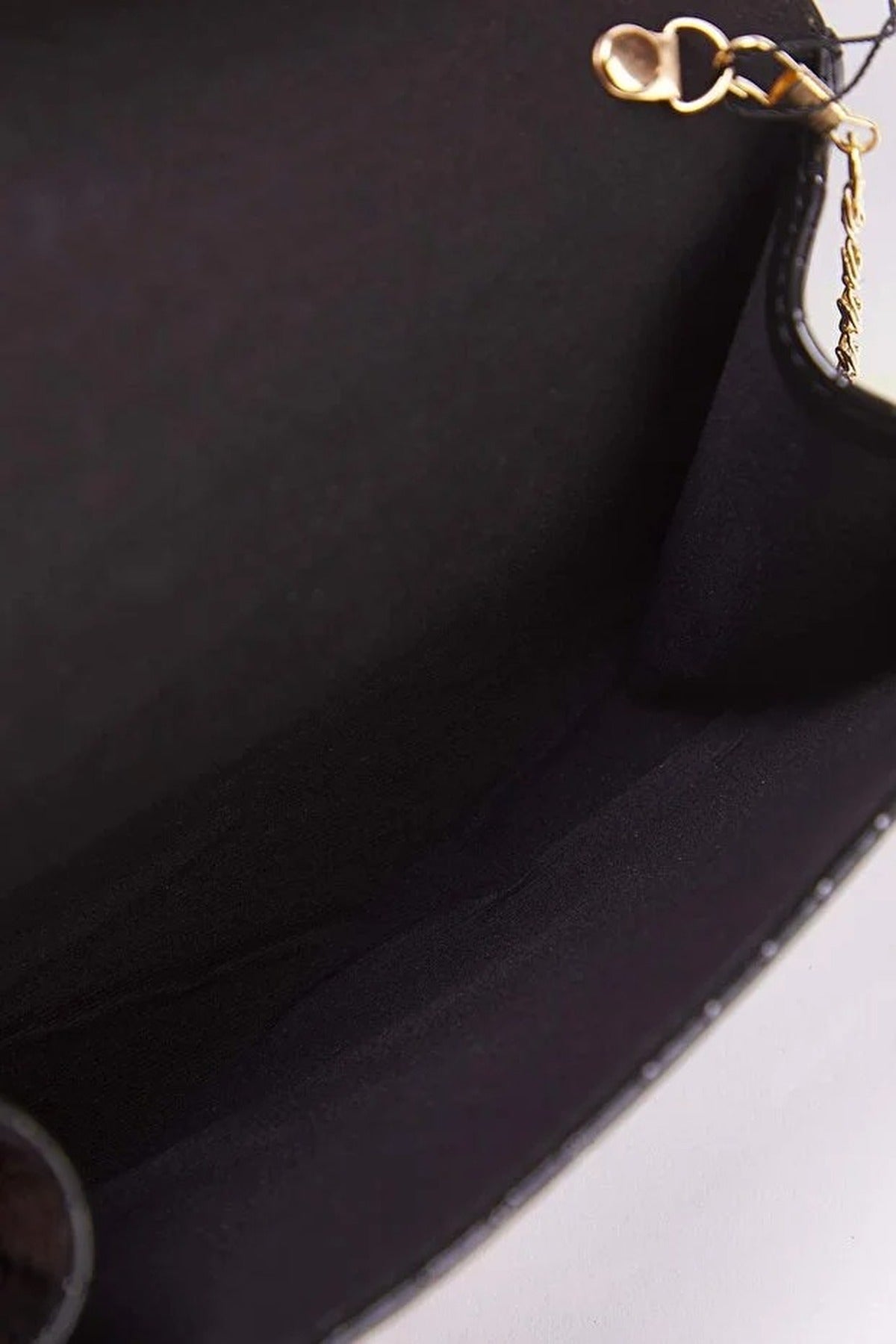 Crocodile Patterned Women's Stylish Mini Clutch Handbag