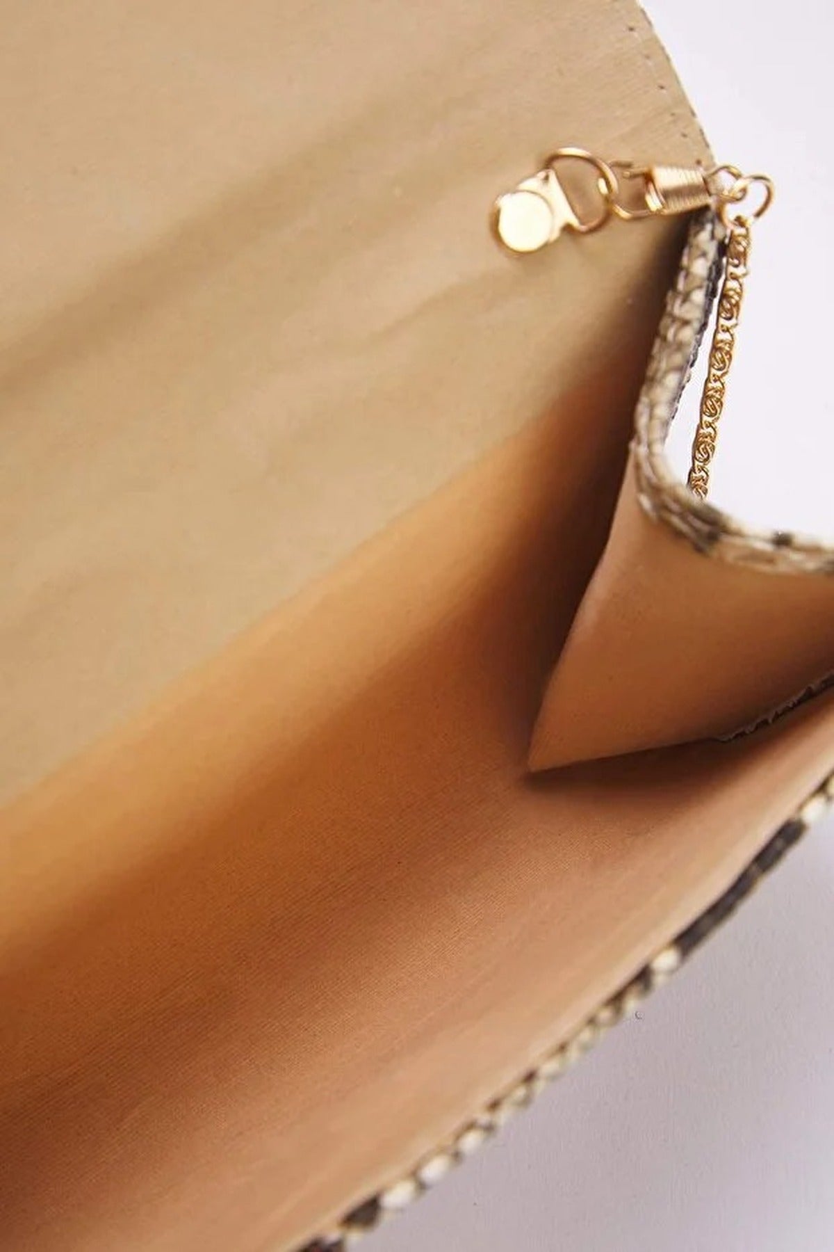 Leopard Patterned Women's Stylish Mini Clutch Handbag