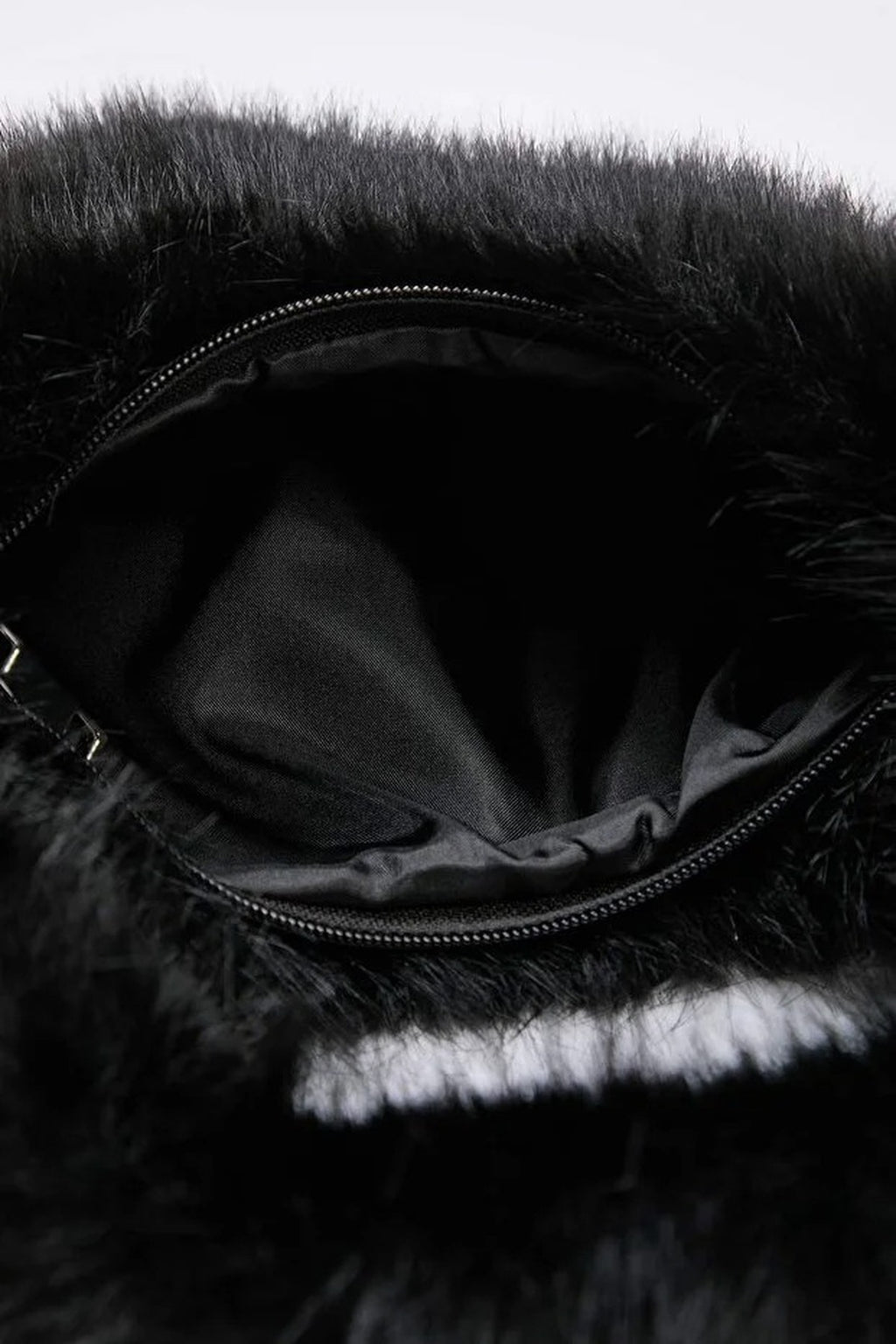 Faux Fur Women's Hand and Shoulder Bag