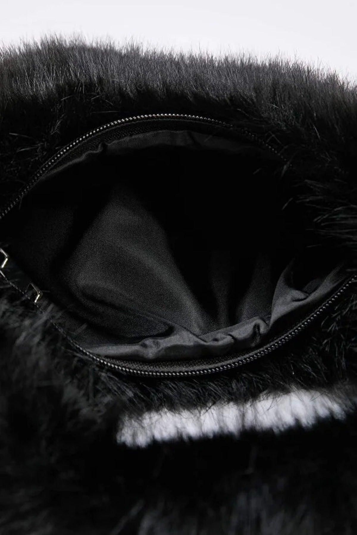 Faux Fur Women's Hand and Shoulder Bag