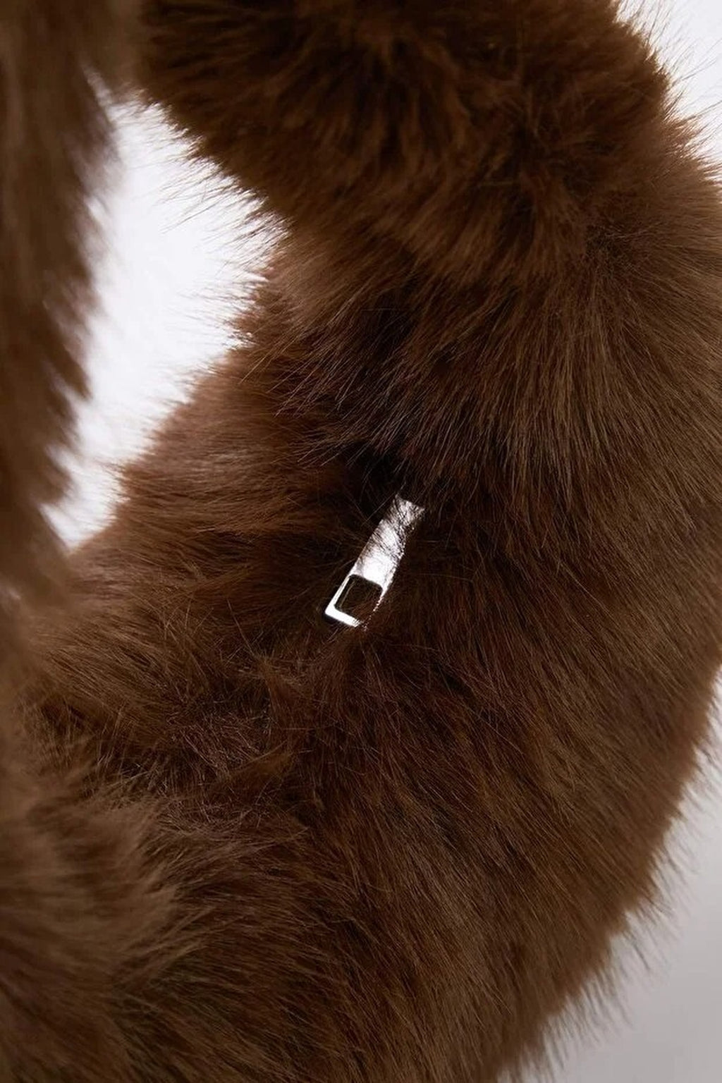 Faux Fur Women's Hand and Shoulder Bag